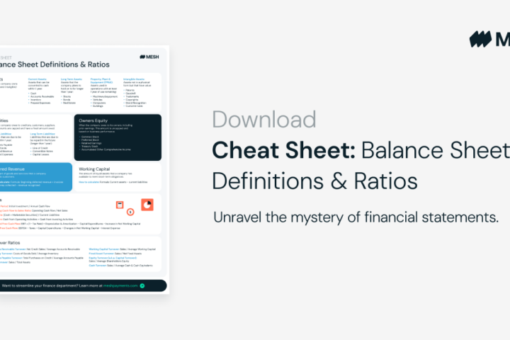 Download Cheat Sheet: Balance Sheet Definitions & Ratios